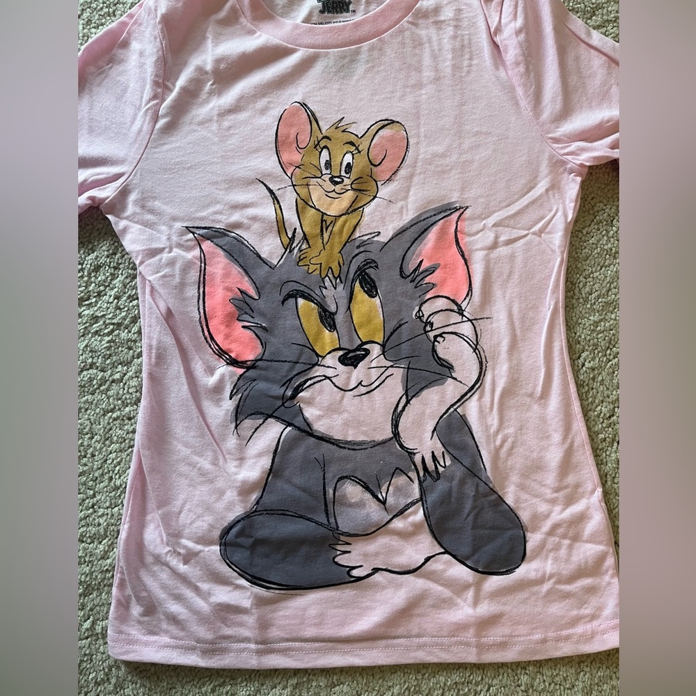 Tom And Jerry Long Sleeve XS Tee